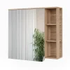 Vicco Armoire de toilette Sonoma/Anthracite 80x75cm* Armoire De Toilette