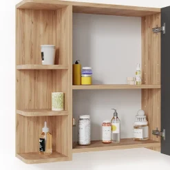 Vicco Armoire de toilette Chêne de force doré 79.6x64cm