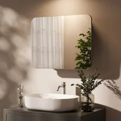 Vicco Armoire de toilette Anthracite 65x50cm avec des étagères* Armoire De Toilette