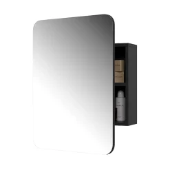 Vicco Armoire de toilette Anthracite 65x50cm avec des étagères* Armoire De Toilette
