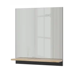 Vicco Armoire de toilette Anthracite 60x67cm avec étagère