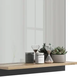 Vicco Armoire de toilette Anthracite 60x67cm avec étagère