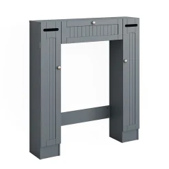 Vicco Armoire de toilette Gris 89x99cm avec 2 distributeurs de papier toilette