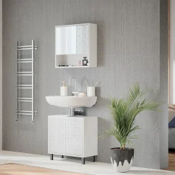 Vicco Armoire de toilette Blanc 54x53cm