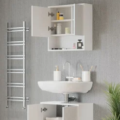 Vicco Armoire de toilette Blanc 54x53cm