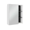 Vicco Armoire de toilette blanc/gris 60x75cm avec étagères ouvertes* Armoire De Toilette
