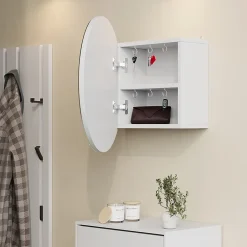 Vicco Armoire de toilette Blanc 50x50cm avec 2 compartiments