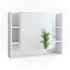 Vicco Armoire de toilette Blanc 80.2x64cm* Armoire De Toilette