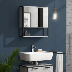 Vicco Armoire de toilette Béton 60x60.6cm