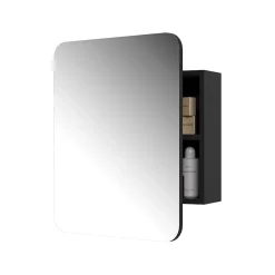 Vicco Armoire de toilette Anthracite 60x50cm avec des étagères
