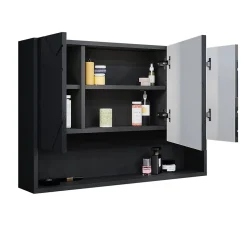 Vicco Armoire de toilette Anthracite Haute brillance 80.1x55cm* Armoire De Toilette