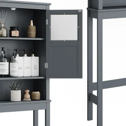 Vicco Armoire de toilette Gris 69x171cm