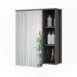 Vicco Armoire de toilette Anthracite/blanc 60x75cm* Armoire De Toilette