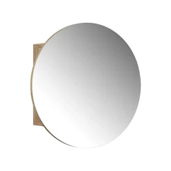 Vicco Armoire de toilette Chêne de force doré 50x50cm avec 2 compartiments