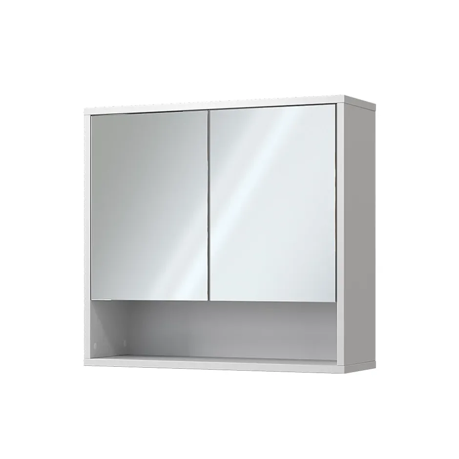 Vicco Armoire de toilette Blanc 70x65cm avec 2 portes