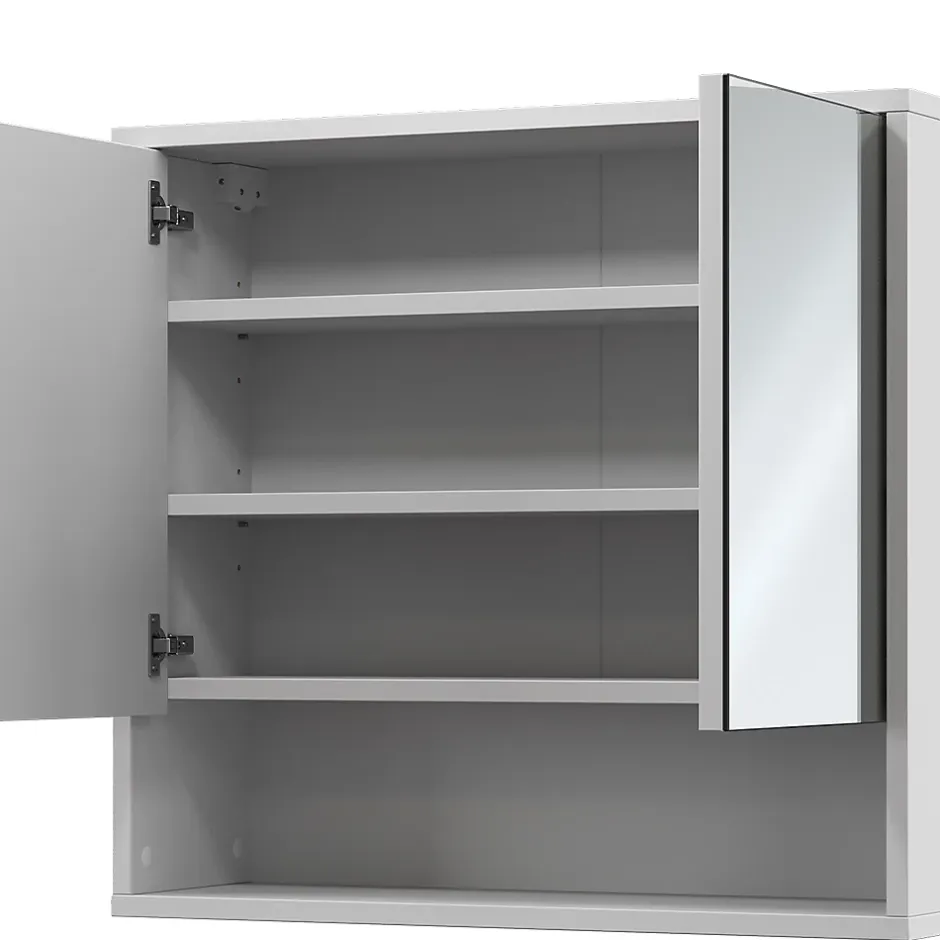 Vicco Armoire de toilette Blanc 70x65cm avec 2 portes