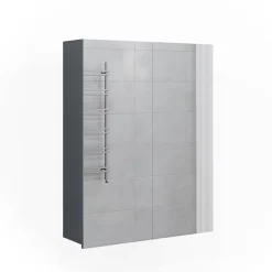 Vicco Armoire de toilette Anthracite 60x77cm