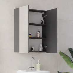 Vicco Armoire de toilette Anthracite 60x77cm