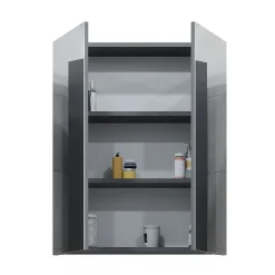 Vicco Armoire de toilette Anthracite 60x77cm