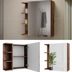 Vicco Armoire de toilette Oldstyle 62x64cm