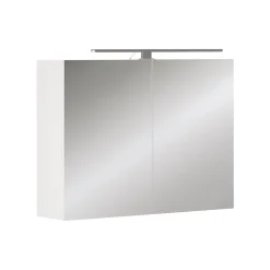 Vicco Armoire de toilette Blanc 80x60cm avec éclairage LED* Armoire De Toilette