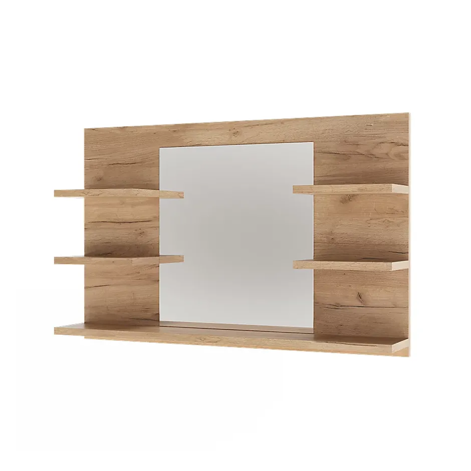 Vicco Armoire de toilette Chêne de force doré 78x50cm avec des étagères
