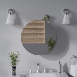 Vicco Armoire de toilette Anthracite 50x50cm avec 2 compartiments* Armoire De Toilette