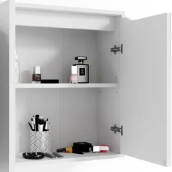 Vicco Armoire de toilette Blanc 60x60cm