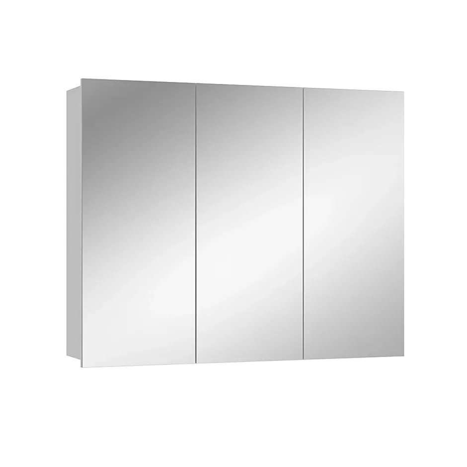 Vicco Armoire de toilette Blanc 100x79.8cm avec 3 portes* Armoire De Toilette