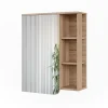 Vicco Armoire de toilette Sonoma/Anthracite 60x75cm* Armoire De Toilette
