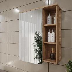 Vicco Armoire de toilette Sonoma/Anthracite 60x75cm* Armoire De Toilette