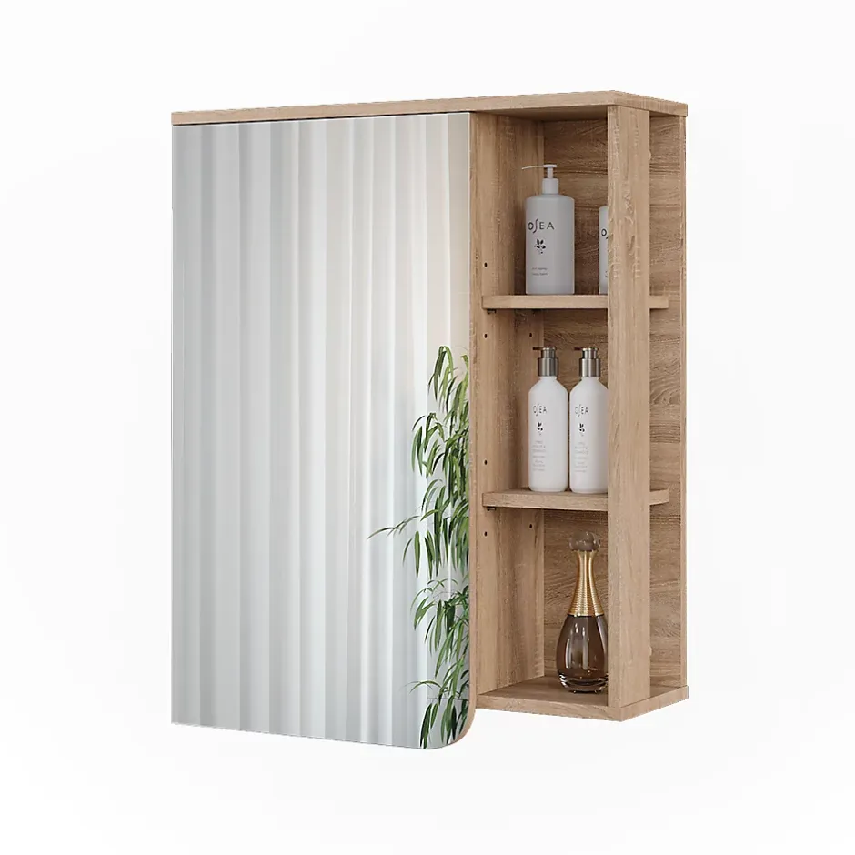 Vicco Armoire de toilette Sonoma/Anthracite 60x75cm* Armoire De Toilette