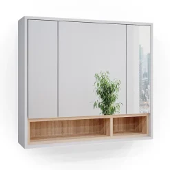 Vicco Armoire de toilette Blanc 80x72cm