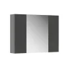 Vicco Armoire de toilette Anthracite 80x59.2cm avec des étagères* Armoire De Toilette