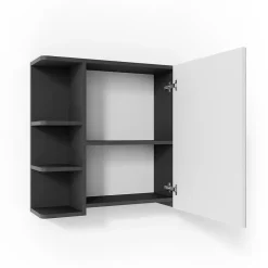 Vicco Armoire de toilette Anthracite 79.6x64cm