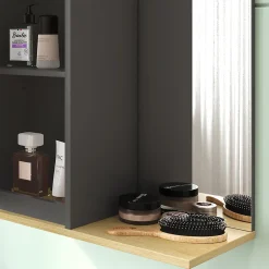 Vicco armoire de toilette Anthracite 60x63cm* Armoire De Toilette