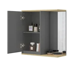 Vicco armoire de toilette Anthracite 60x63cm* Armoire De Toilette