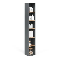 Vicco Armoire haute Anthracite/chêne doré 30x188.6cm