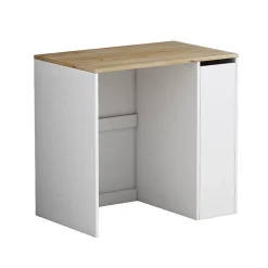 Vicco Armoire machine à laver Blanc 93.5x88.5cm avec 3 compartiments* Meuble Wc