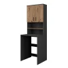 Vicco Armoire machine à laver Anthracite 68x88.5cm 2 pièces* Meuble Wc