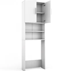 Vicco Armoire machine à laver Blanc 64x190cm