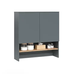 Vicco Armoire machine à laver Anthracite/chêne doré 93.6x100.4cm