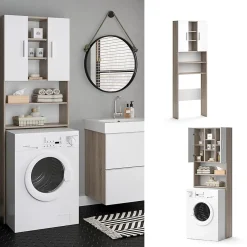Vicco Armoire machine à laver Sonoma 64x190cm