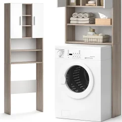 Vicco Armoire machine à laver Sonoma 64x190cm