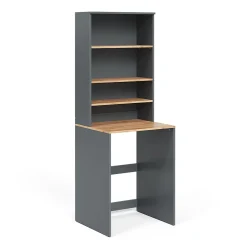 Vicco Armoire machine à laver Anthracite/chêne doré 66x88.2cm 2 parties avec étagère
