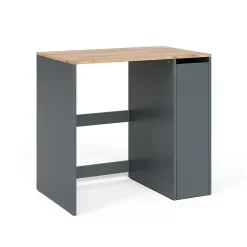 Vicco Armoire machine à laver Anthracite/chêne doré 93.6x88.2cm Meuble sous la machine à laver* Meuble Wc