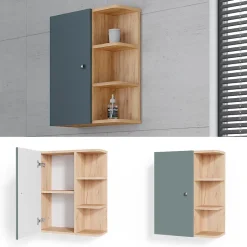 Vicco Armoire murale de salle de bain Vert 47.2x59.2cm