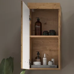 Vicco Armoire murale de salle de bain Chêne Wotan 37x77cm
