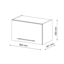 Vicco Armoire murale de salle de bain Vert Or Campagne 60x40cm Plat