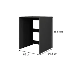 Vicco Armoire pour machine à laver Anthracite 68x88.5cm